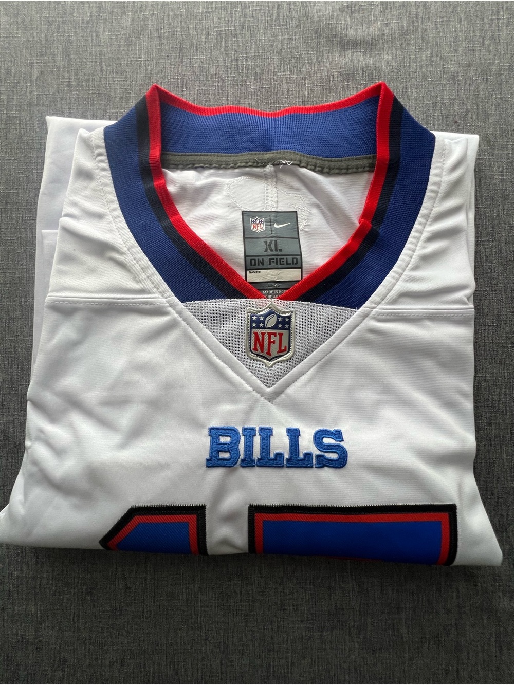 NEW w/ Tags Nike White Buffalo Bills NFL Allen 17 Jersey with Blue and Red